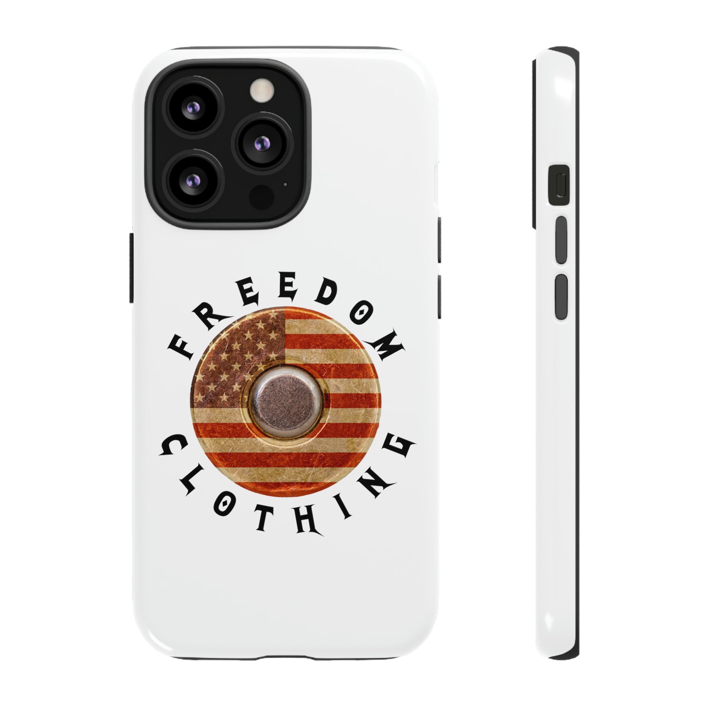 Freedom Clothing White Tough Cases