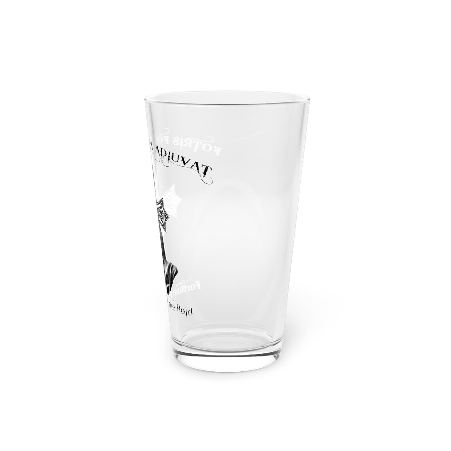 Fortis Fortuna Pint Glass, 16oz