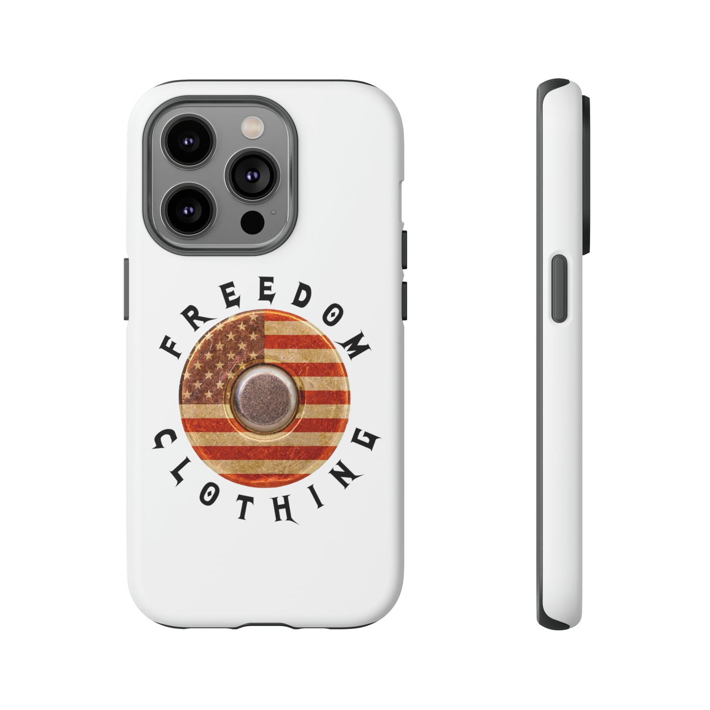 Freedom Clothing White Tough Cases