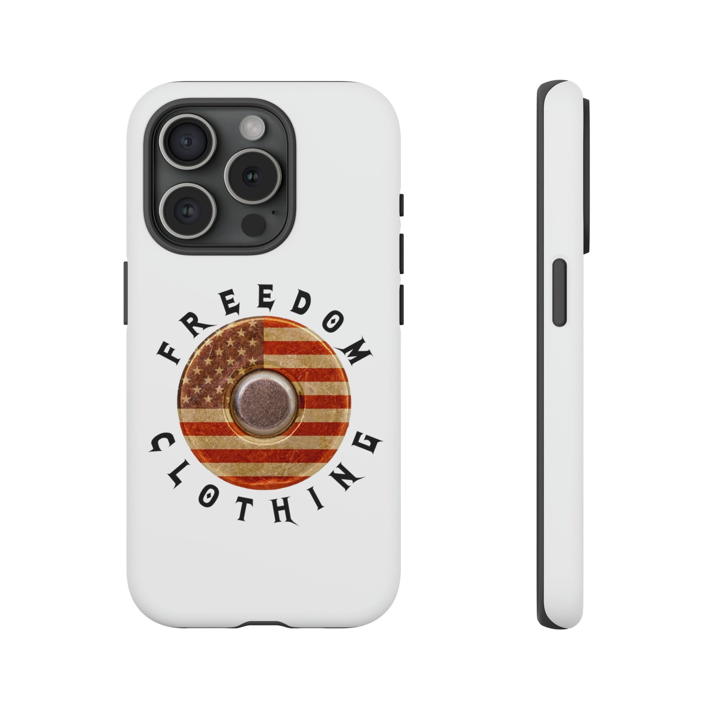 Freedom Clothing White Tough Cases